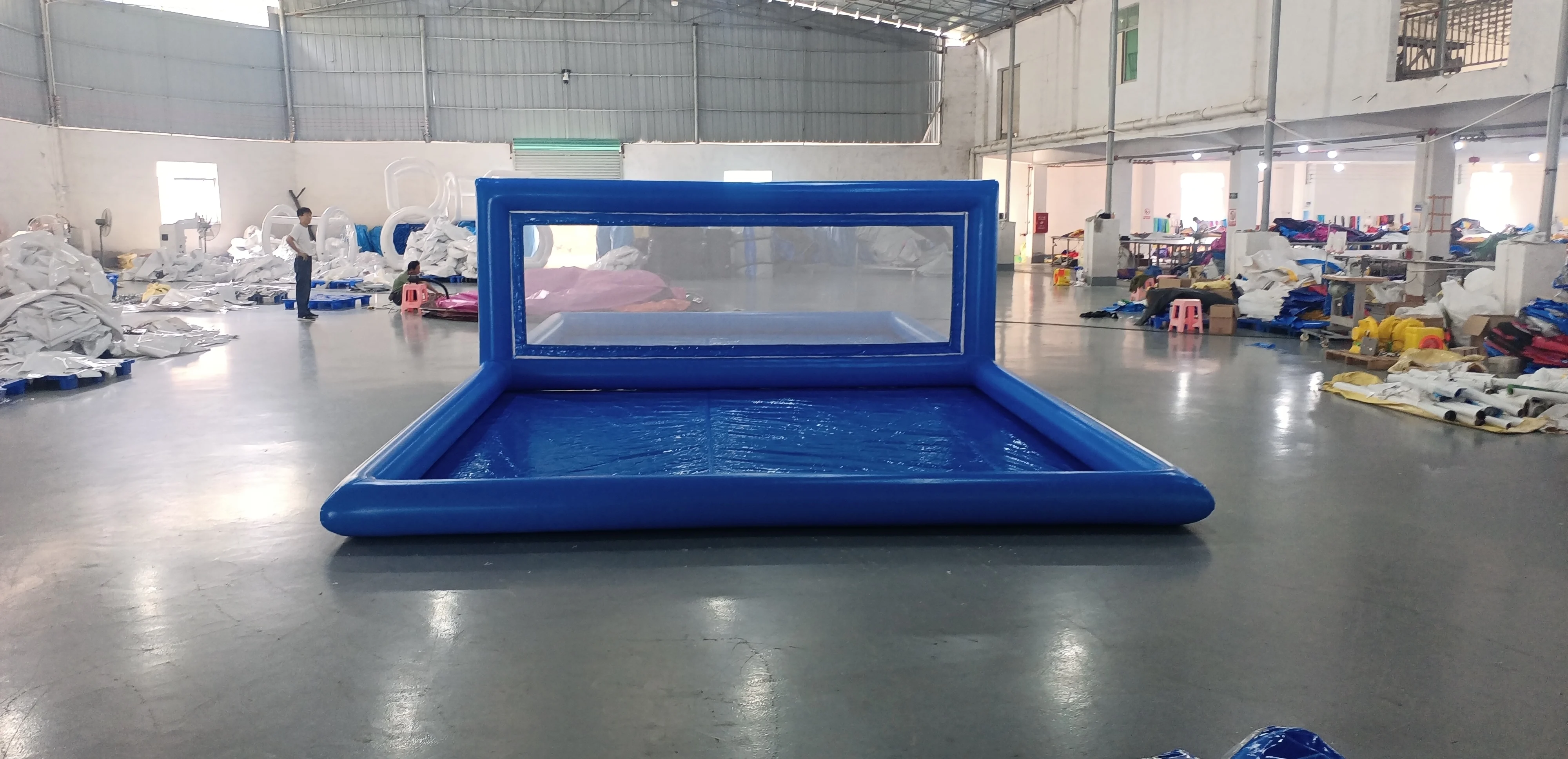 Большой плавающий надувной волейбольный мяч и теннисный корт по индивидуальному заказу, аренда плавающего спортивного поля для спортивных игр