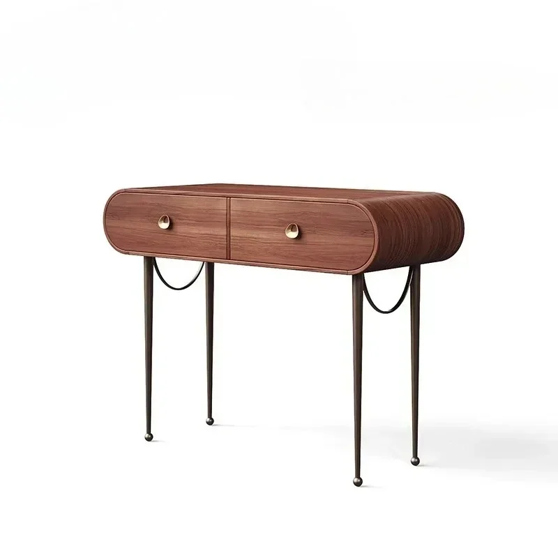 A Light luxury 1dresser French retro modern minimalist high-end walnut dresser