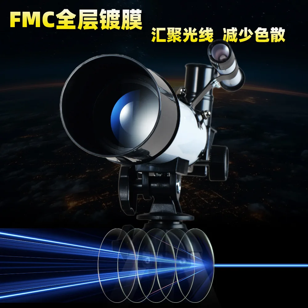 تلسكوب للمراقبة القمرية رؤية الكواكب زحل المشتري المريخ فينوس تفاصيل دراسة هواية علم الفلك