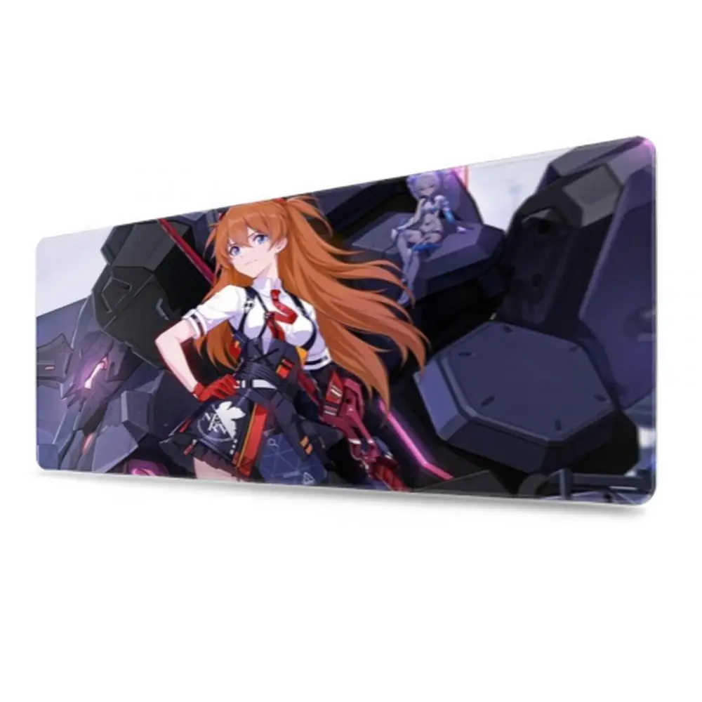 Desk Pad Anime E-Evangelions Playmat Xxl Mouse Pads Game Surface Deskmat Manga Accessories Maudpad Japanese Mat Rubber Mouseped