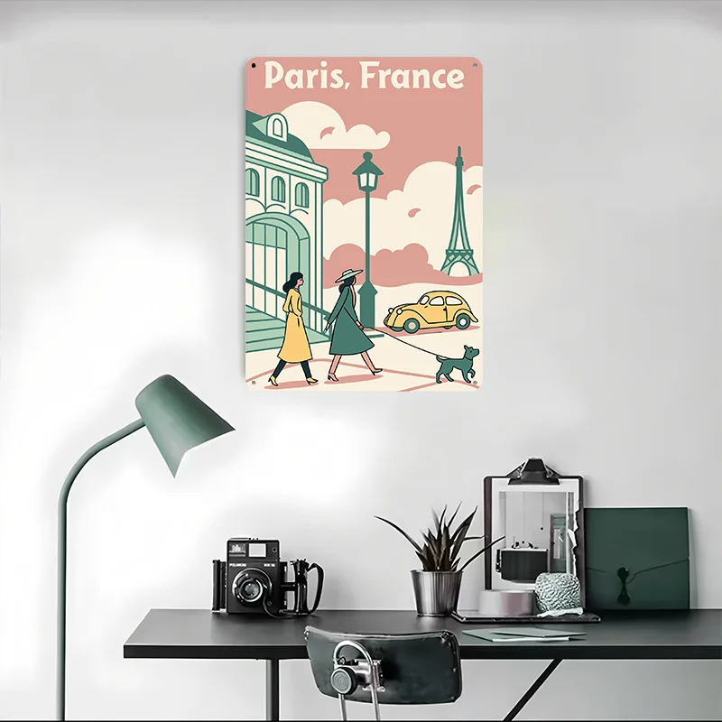 Paris Frankreich Reise-Poster, – Retro Gaming France Bewertung und Preis