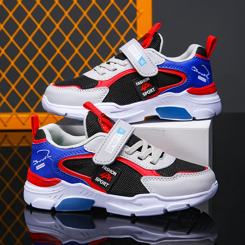 Zapatillas deportivas de cuero transpirables para niño - imagen 2