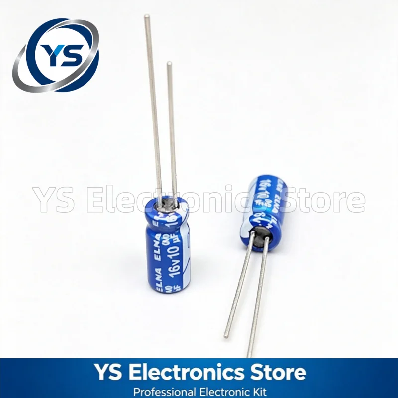 10/50/100/200pcs 16V10UF ELNA RE3 Series 5X11mm HiFi Audio Capacitor RE3-16V100ME3# 16V10UF 10UF 16V Original and NEW