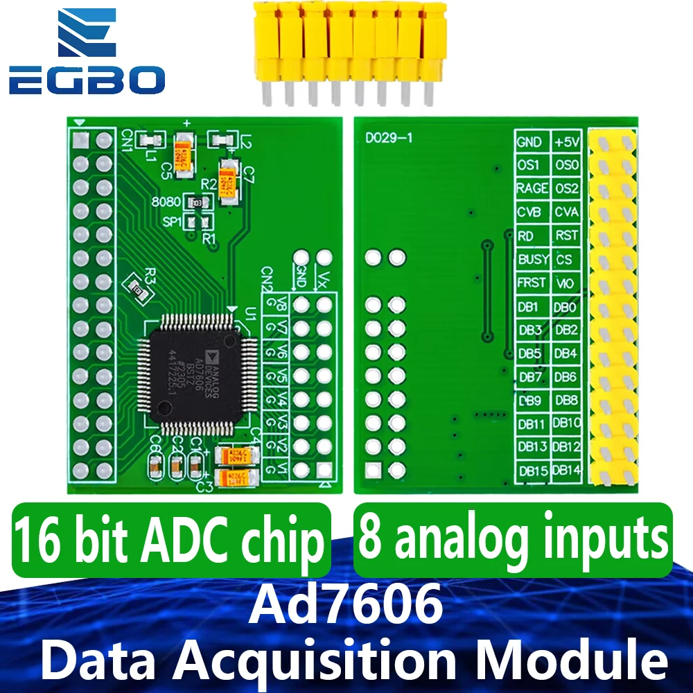 Ad7606 Data Acquisition Module 16-Bit ADCs 8-Way Synchronous