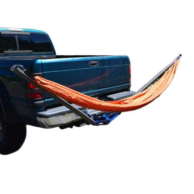 

Portable Nylon Portable 2 Person Car Camping Hitch Mounted Hanging Hammock Swings