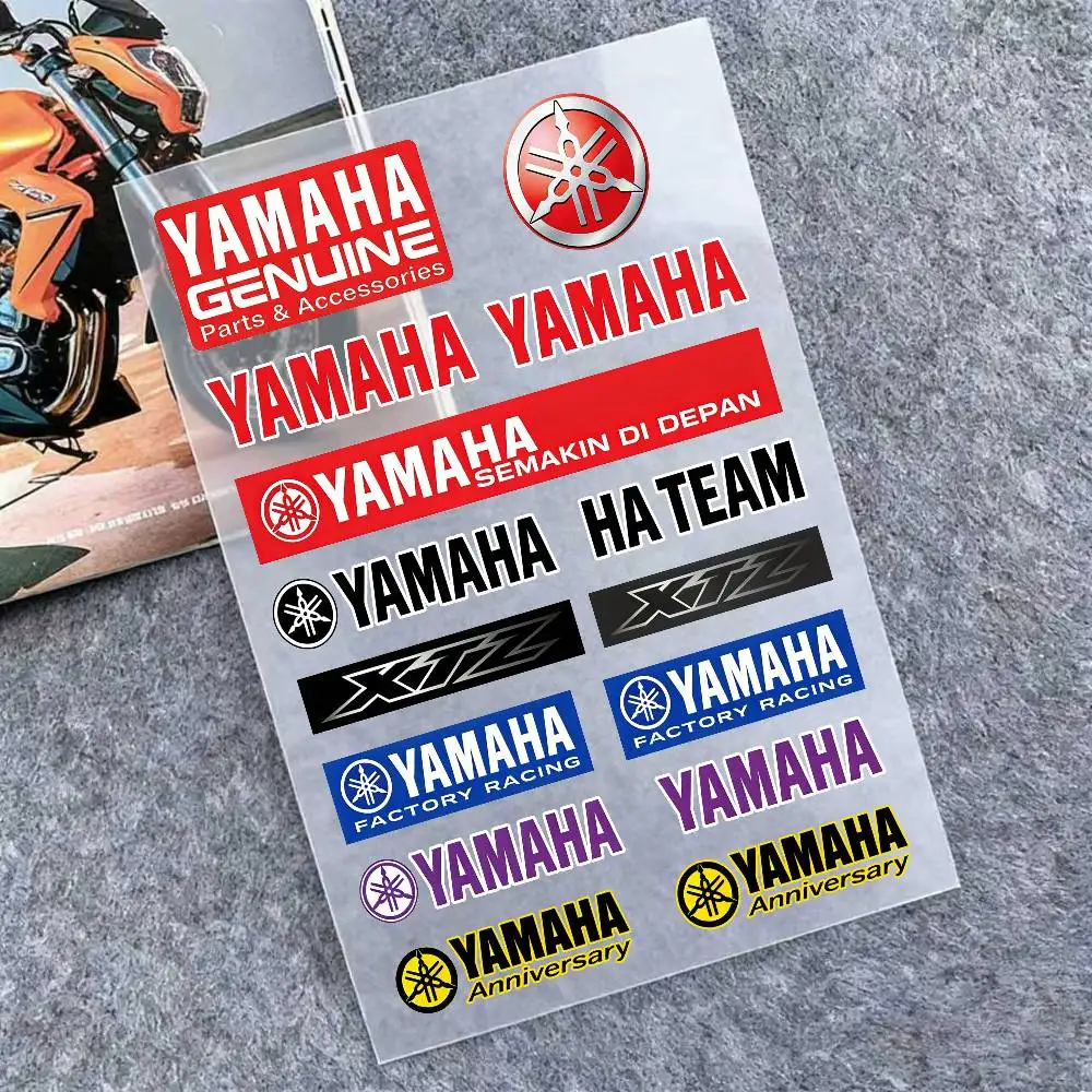 

Светоотражающие наклейки для мотоциклов Yamaha, 3M, предупреждающие о безопасности в темноте, для шлемов скутеров