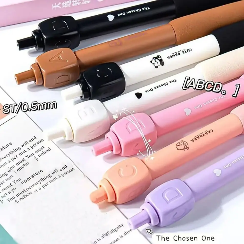 

Новая вращающаяся ручка из АБС-пластика 0,5 мм, черная противоскользящая вращающаяся ручка для ответов на выбор, антистрессовая гелевая ручка для студентов