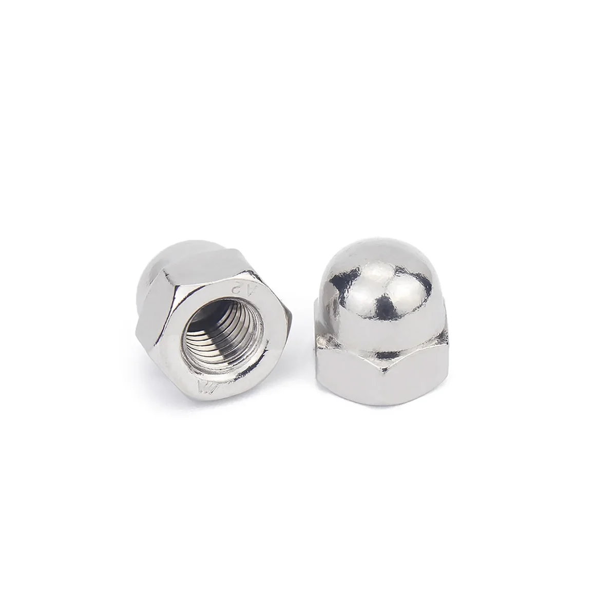 304/201 Stainless Steel Round Ball Head Nut / Cover Type Decorative Nut M3M4M5M6M8