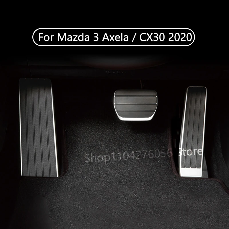 

Car Pedal For Mazda 3 Axela CX30 CX-30 2020 2021 Accelerator Brake Footrest Left Foot Rest Pedal Cover Pad