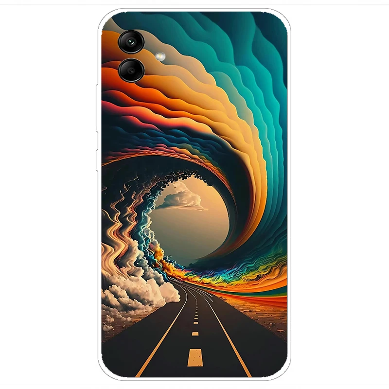 For Samsung Galaxy A04 A04E A04S Phone Case Aesthetic Full Protection Funda Soft Liquid Silicone For Samsung A 04 E S Back Cover