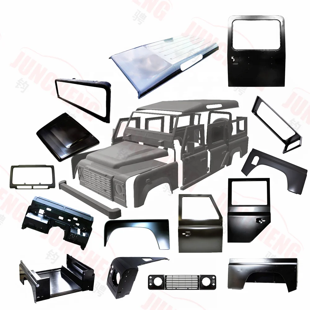 

Modification High Quality Car Door,fender,wing,bumper.windscreen Frame,tub, Roof Panel,hood for Land Rover Defender 90 110 Car