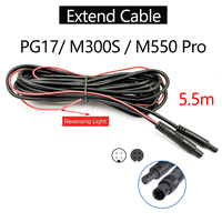 for AZDOME Extend Cable for PG17/M300S/M550 Pro, 4 Pin 5.5m extend cable for mirror dashcam rear view camera rear car recorde