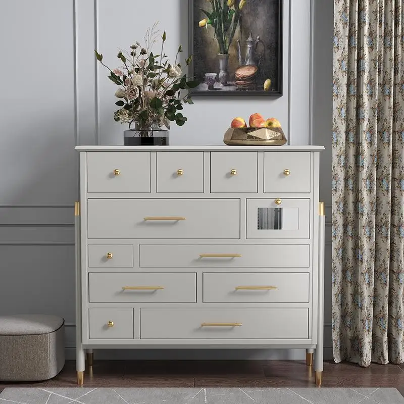 Light luxury entrance chest north minimalist luxury decoration high foot home