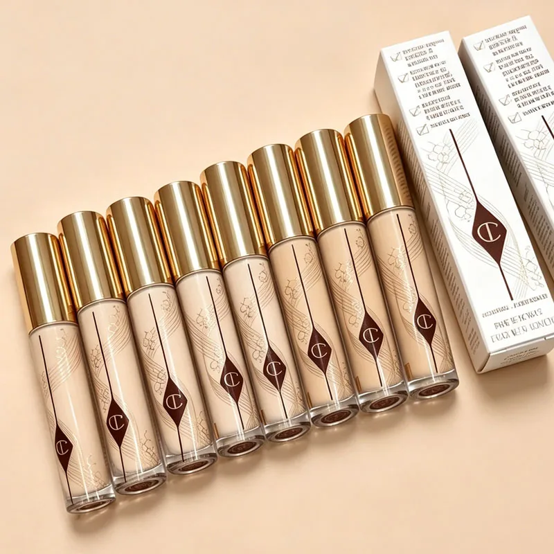 Corrector Líquido CT, Mate, Alta Cobertura, Resistente al Agua, Control de Grasa, Hidratante, Larga Duración, Maquillaje Profesional para el Rostro