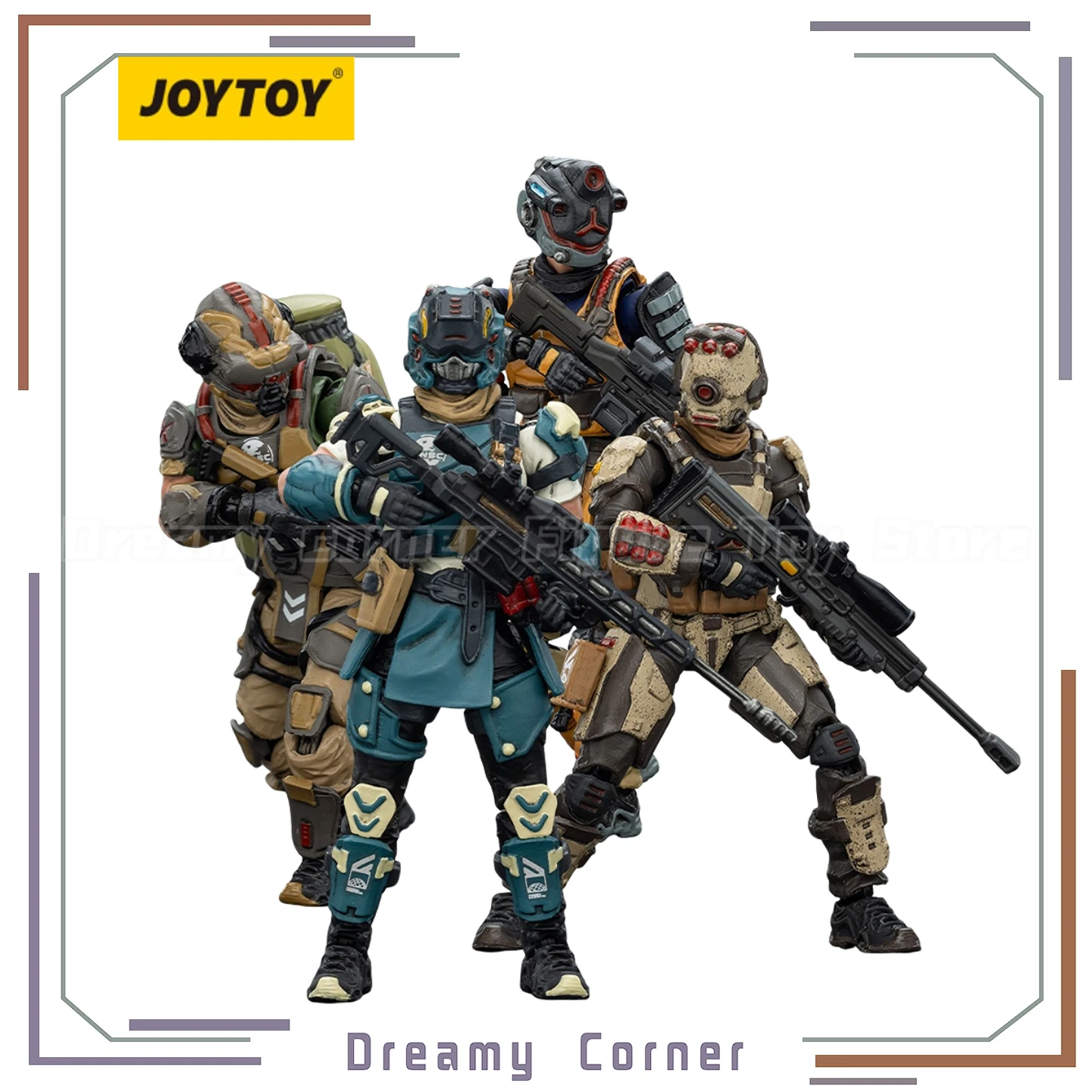 

【In Stock】JOYTOY UNSC Sniper Dima Foster Assaulter Moreau Lvan 4PCS 1/25 Action Figure Collection Model