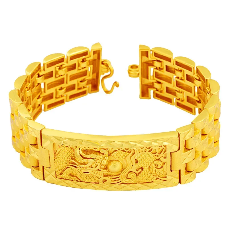 Atmospheric High Quality Gold Color Thick Gold Fashion Men's Domineering Faucet Anniversary Birthday Wedding Gift