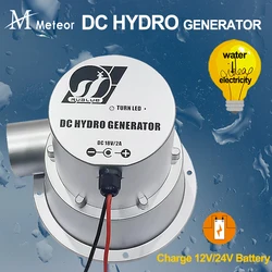 100W 50W Water Turbine 18V 36V Hydraulic Generator Outdoor Hydro Electric Generator DC Permanent Magnet use for 12/24V battery