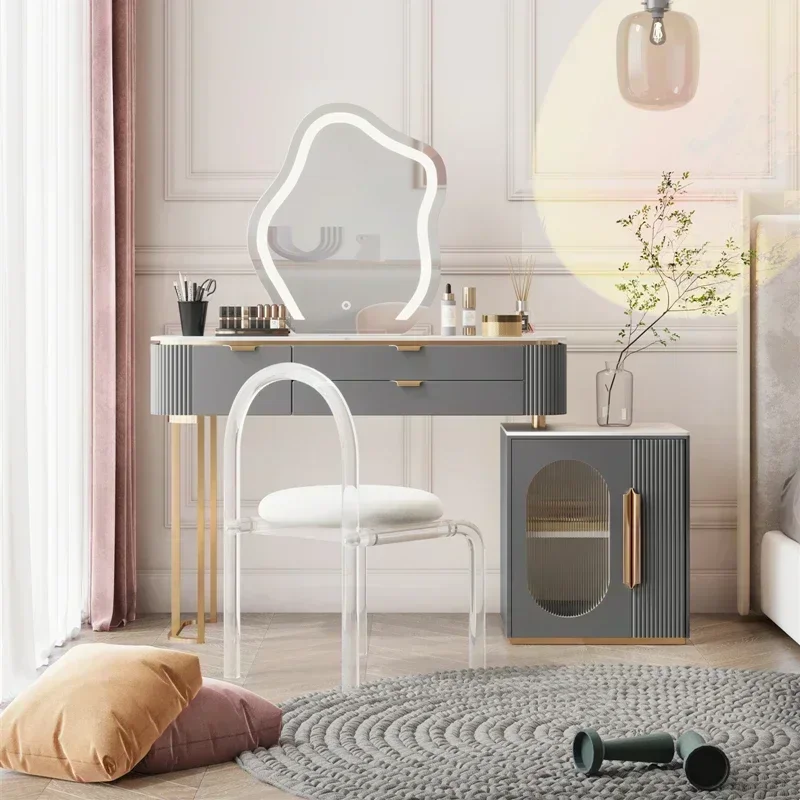 Makeup Dresser Table Vanity Filing Dressing Mobile Chest Nightstands Bedroom Komodinler Coiffeuse De Chambre Bedroom Furnitures