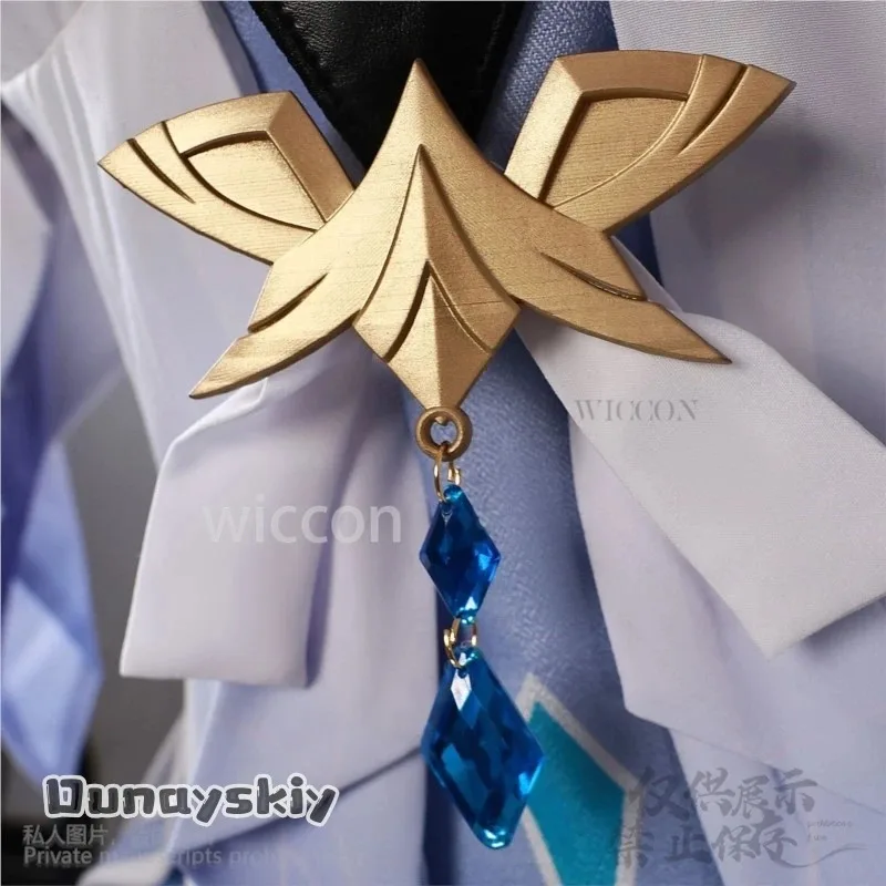 

CyGame Genshin Impact косплей Skirk аниме костюм сексуальная юбка с воротником-халтер с нерегулярным шлейфом фиолетово-синие парики Лолиты на заказ