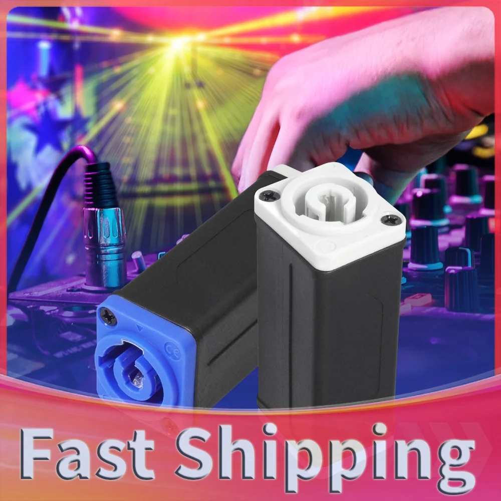 PowerCon Female To Female Adapter Plug and Play Stage Lighting Power Connector Adapter Compact for Professional Stage Equipment