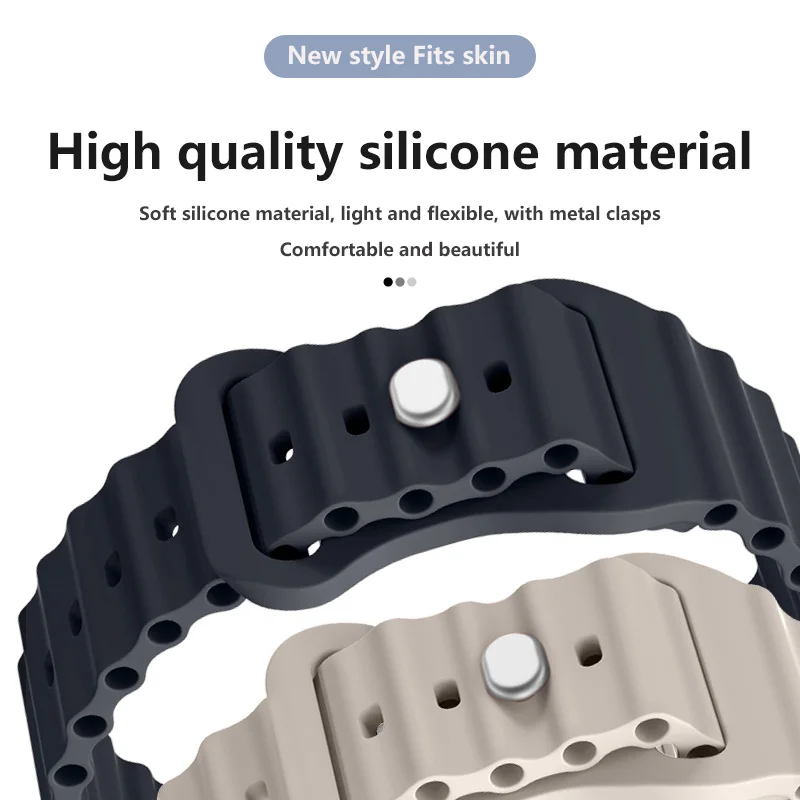 Glas-Schutzhülle + Armband für Apple Watch 40mm 41mm 44mm 45mm 42mm 46mm Displayschutz-Hülle für Apple IWatch Series 10 9 8 7 6 54 – Detail 1
