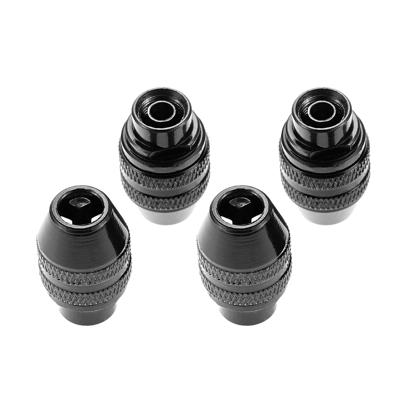 

4 Pcs 4486 Keyless Chucks Set Multi Quick Change Keyless Chucks Replacement Fit for Dremel Rotary Tools 3000 4000 7700 8200