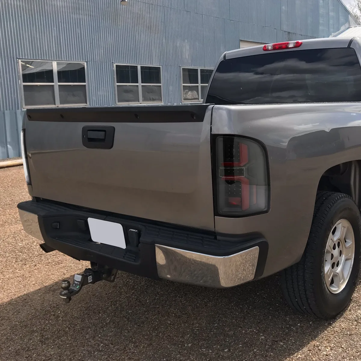 

Black Tail Lights Fits 2007-2013 Chevy Silverado 1500 2500 3500HD LED Tubes Lamp