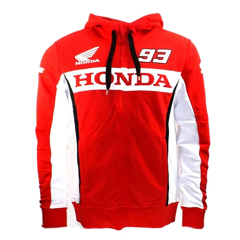 

Honda retro comfortable autumn and winter new fashion printed men's and women's same sports and leisure jumper cycling top