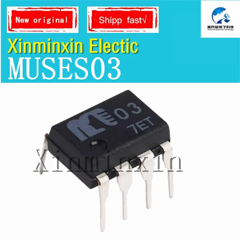 

1-10Pieces/Lot MUSES03 03 O3 M03 DIP-8 High-Quality Sound, J-FET Input Single Operational Amplifier for Premium Audio New