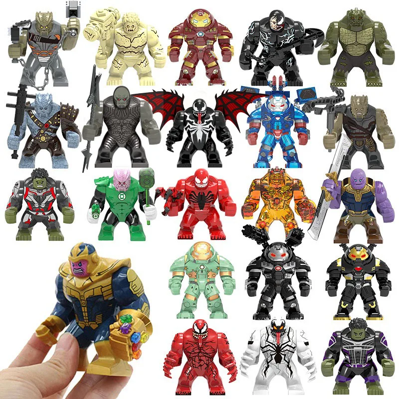 Marvel Mini Block Man, Superhero Action Figure, Thanos Venom Assembly, Mech Wholesale, Building Blocks, Children\'s Toys, Gifts