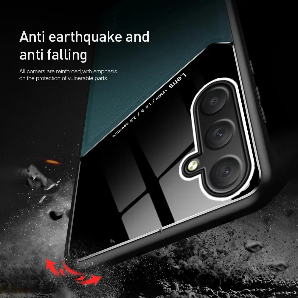 Für Samsung Galaxy A57 A37 A17 A56 A36 A26 A16 A06 A55 A35 A25 A15 A24 Hülle A14 A34 A54 5G TPU Lederhülle Rahmenschutz Coque – Detail 6