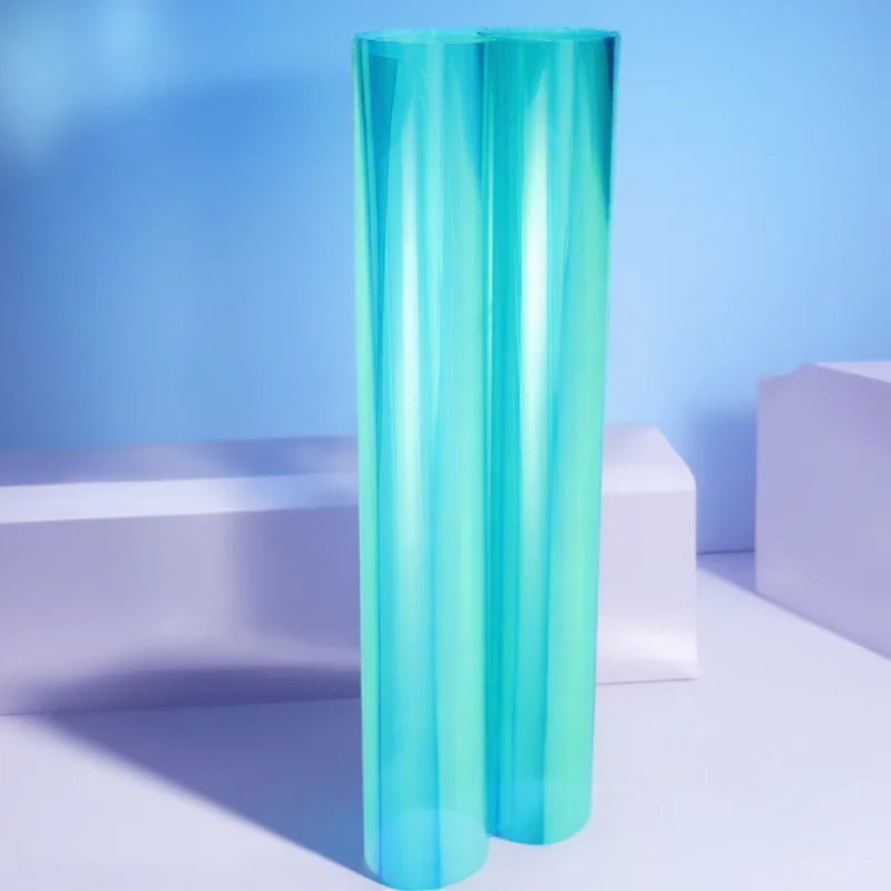 

1 Sheet Iridescent Pvc Fabric For Diy Handbags Phone Covers Key Chains Bags Holographic Vinyl Patchwork Craft Material