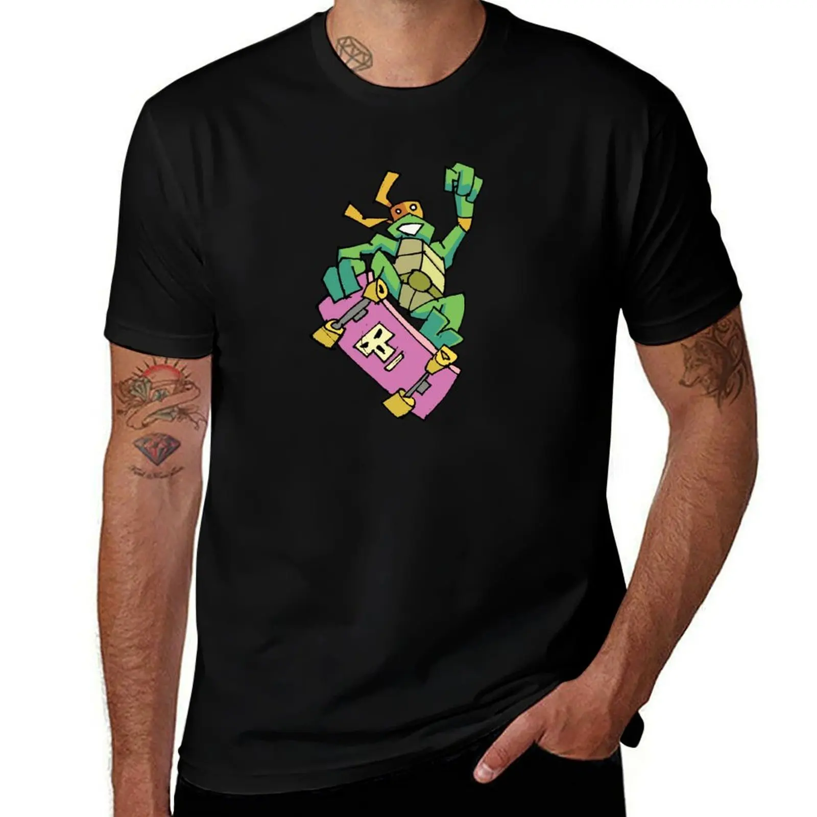 

Mike The Skate Nerd T-Shirt Big Size Loose Fit Tee Shirt