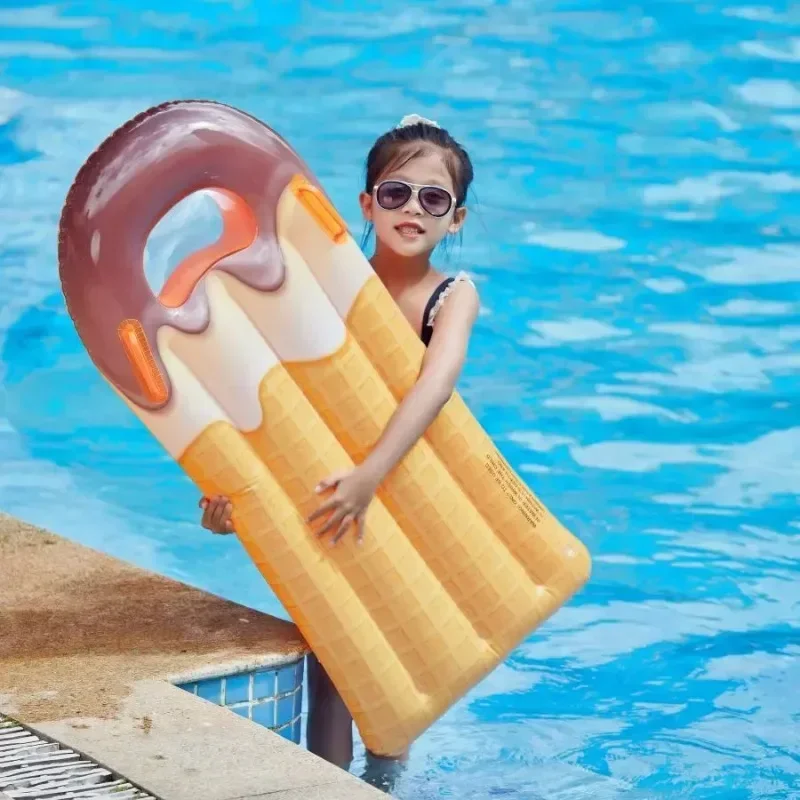 เปลญวนน้ําเด็กแหวนว่ายน้ําหลอดน้ํา Inflatable ของเล่นสําหรับเด็กว่ายน้ําวงกลมลอยสระว่ายน้ําอ่างอาบน้ําน้ําอุปกรณ์