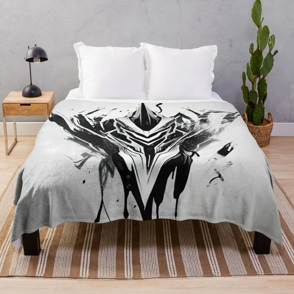 

warframe logo Throw Blanket Cozy Napping Blanket Gift for Mom Dad