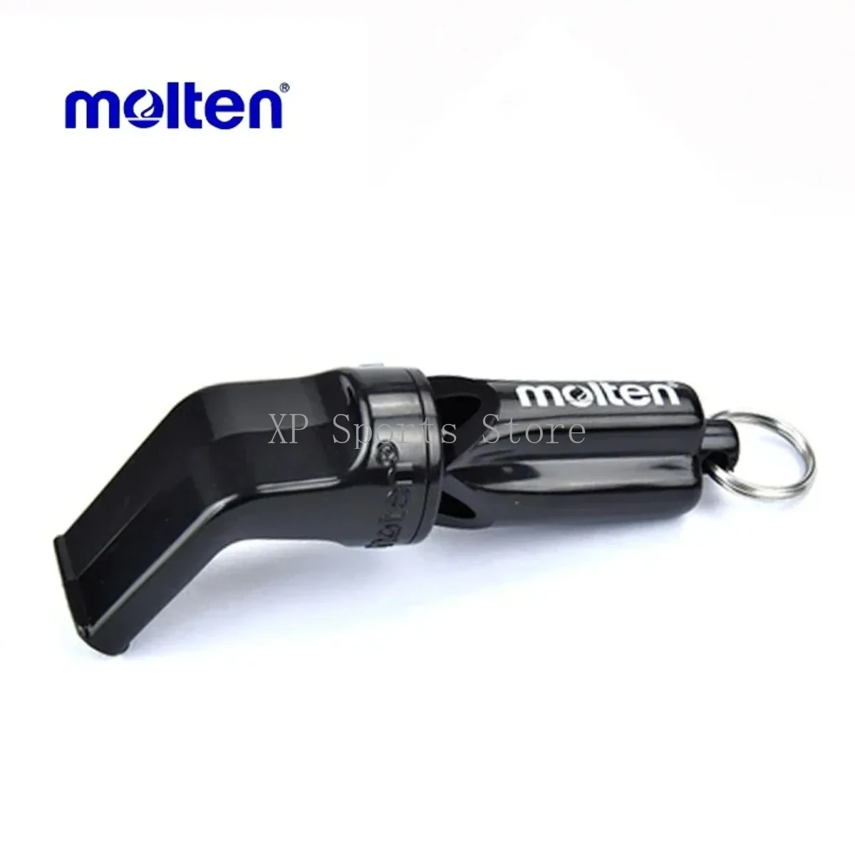 モルテン純正日本製ABS樹脂製イルカホイッスル - バレーボール/ハンドボールプロ審判トレーニングギア、ランヤード付き、コーチ用具