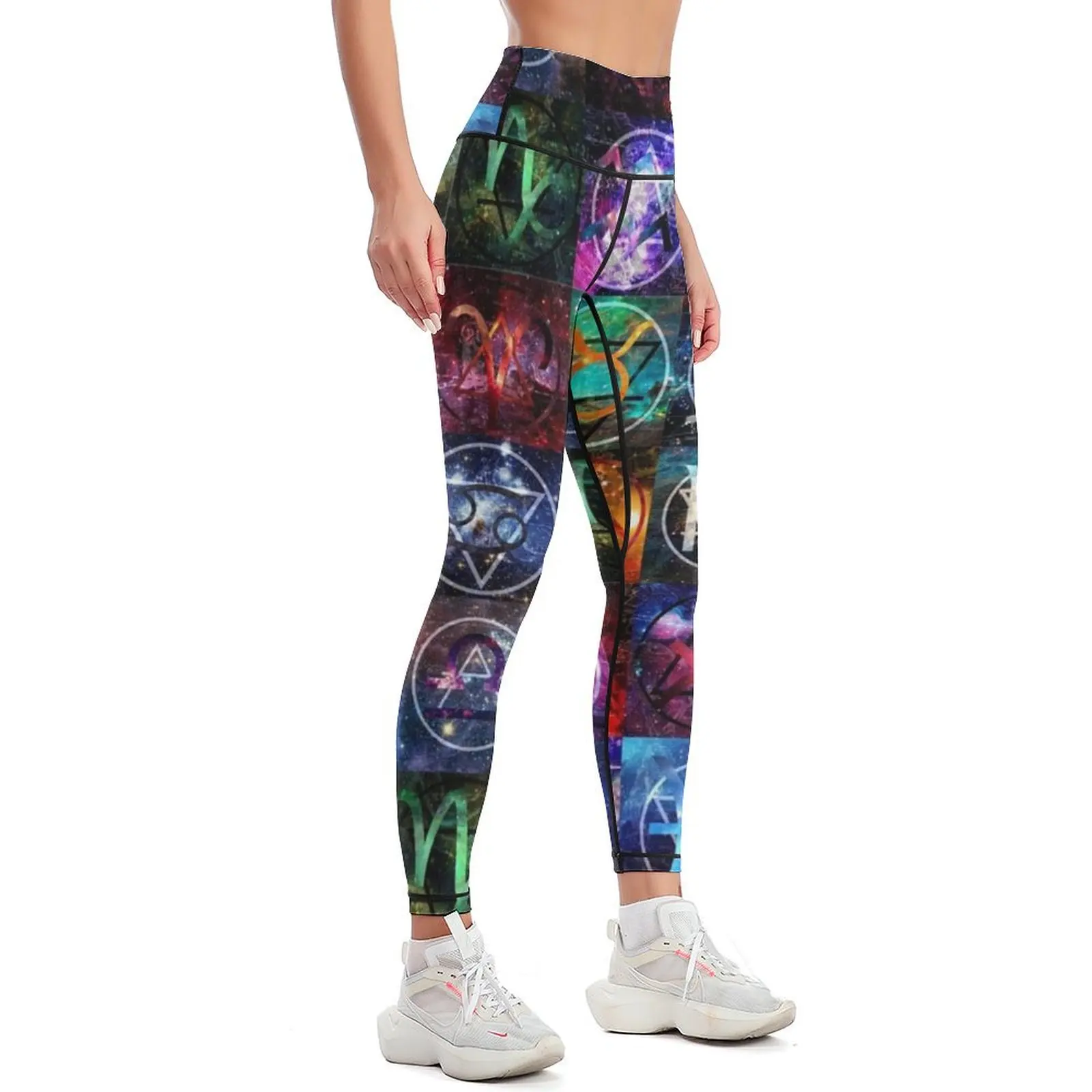 12 Zodiac Leggings Fitness clothing Fitness woman sportswear woman gym 2024 Women's high waist Womens Leggings