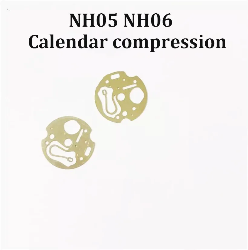 Watch Accessories Suitable For Japanese original NH05 NH06 Mechanical Movement Calendar Compression Clock Movement Parts