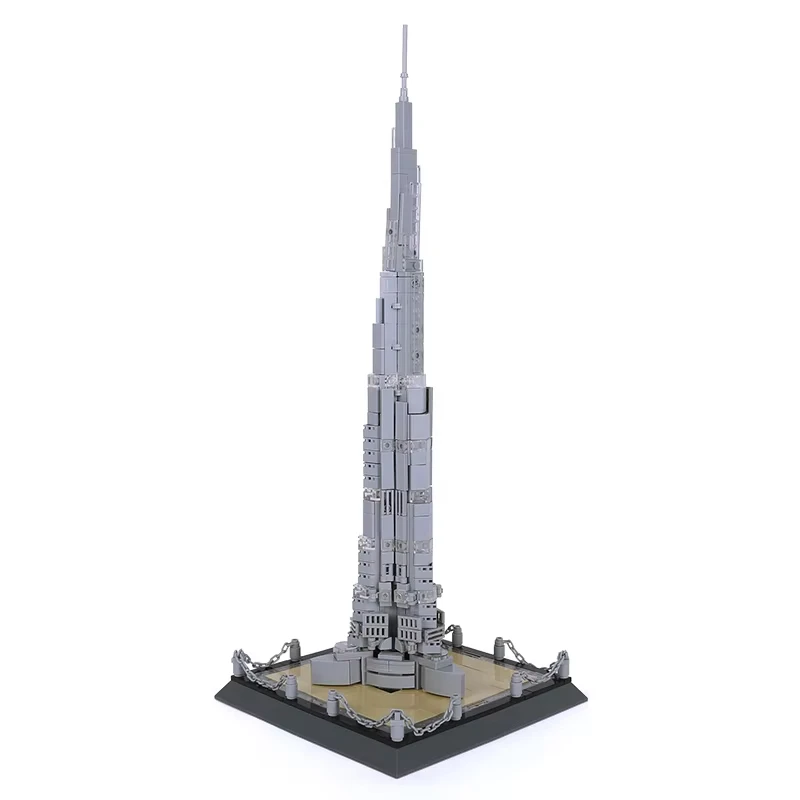 555-delige City Series Burj Khalifa-bouwset,'s werelds hoogste wolkenkrabber architectuurmodel voor woondecoratie, cadeau voor volwassenen
