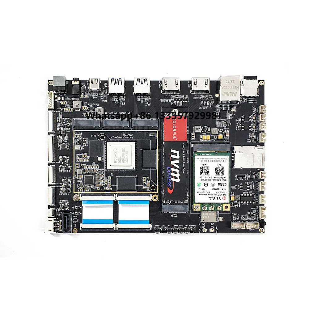 

Rockchip RK3588 Motherboard for ARM PC Mini PC NAS Edge Smart NVR ARM board Android Computing Cloud Server