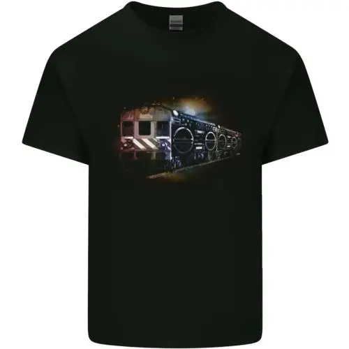 Music Ghetto Blaster Train Dance Mens Cotton T-Shirt Tee Top