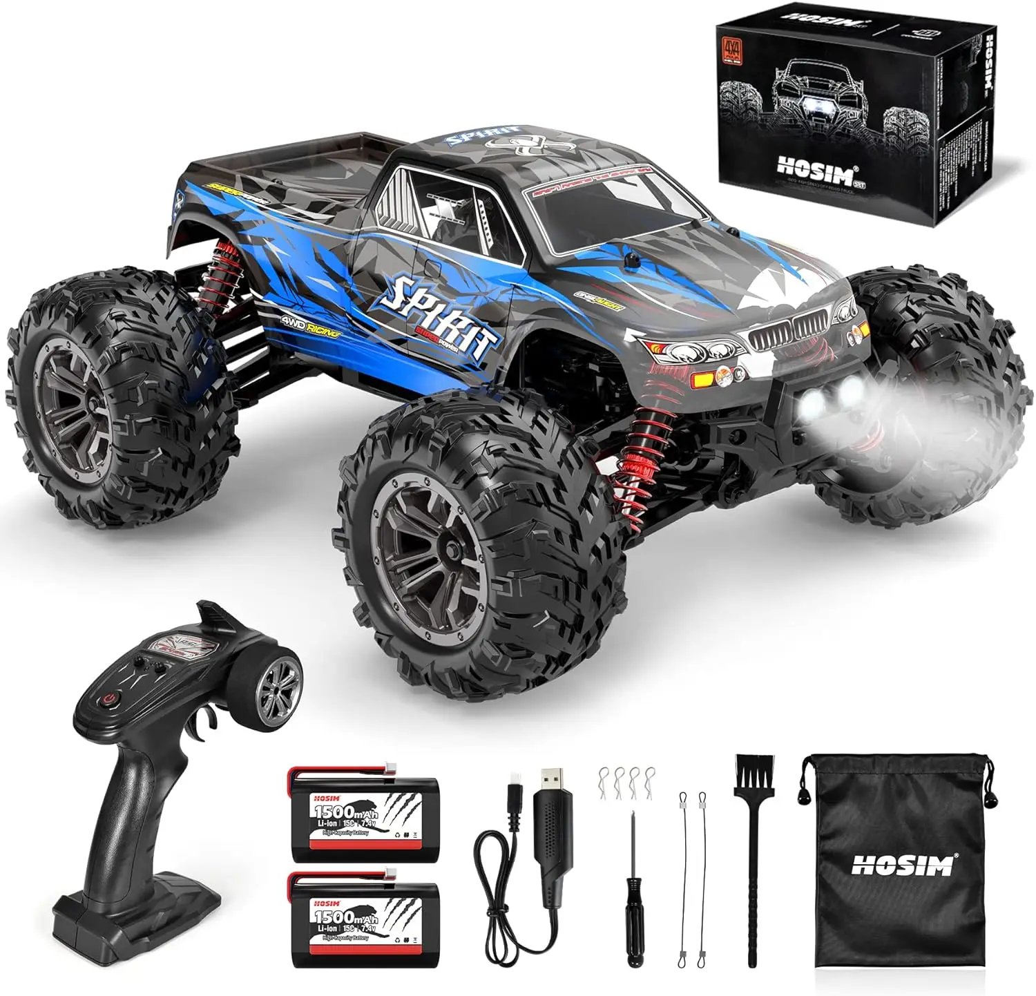 40 km/h 1:16 scale RC four wheel drive toy vehicle luc remote control car