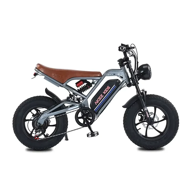 AKEZ 16 Inch 36v 350w Motor Children's Pit Ebike Teenager E Dirt Urban Bike Kids Electric Mini City commuter Sport Bicycle image 1