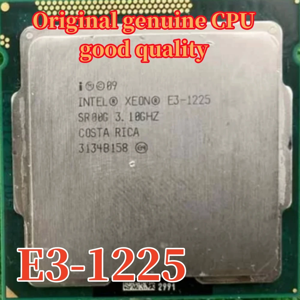 Original Intel Xeon E3-1225 CPU Processor E3 1225 3.10GHz 6M LGA1155 Desktop Free shipping ship out within 1 day