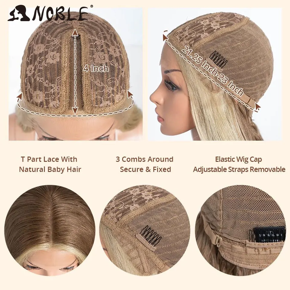 Noble Synthetic Lace Front Wigs For Women 26\