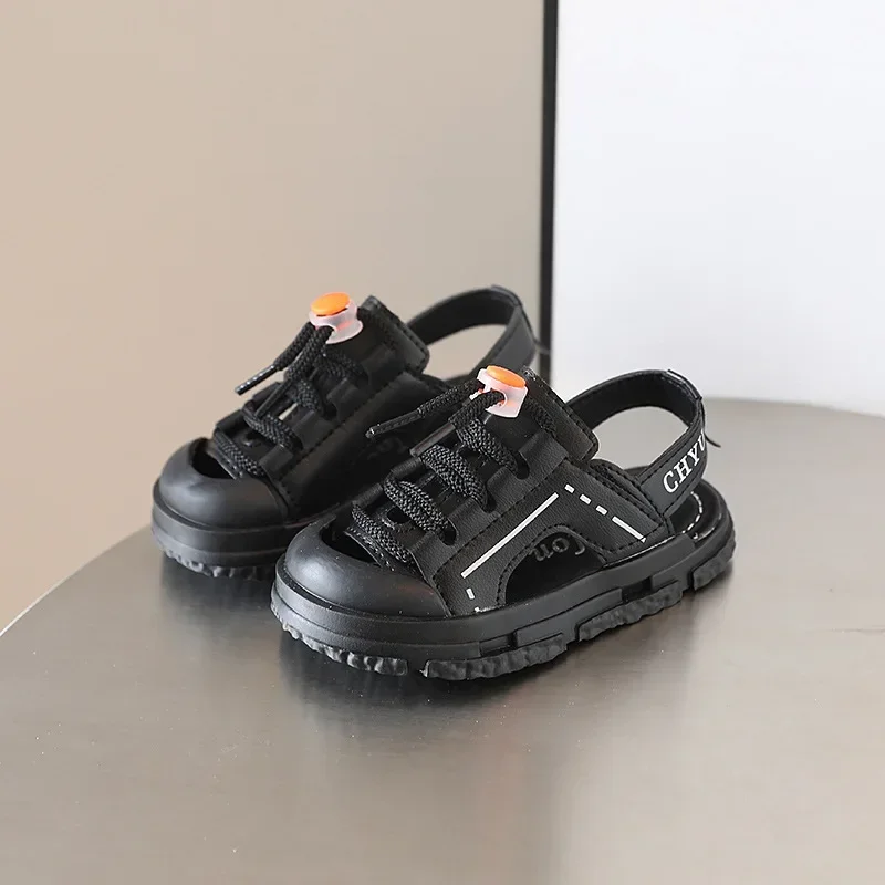 New Summer Baby Sandals Toe-protection Boys Beach Shoes Kids Girls Sport Sandals Soft Bottom Toddler Shoes Sandalias 1-6y