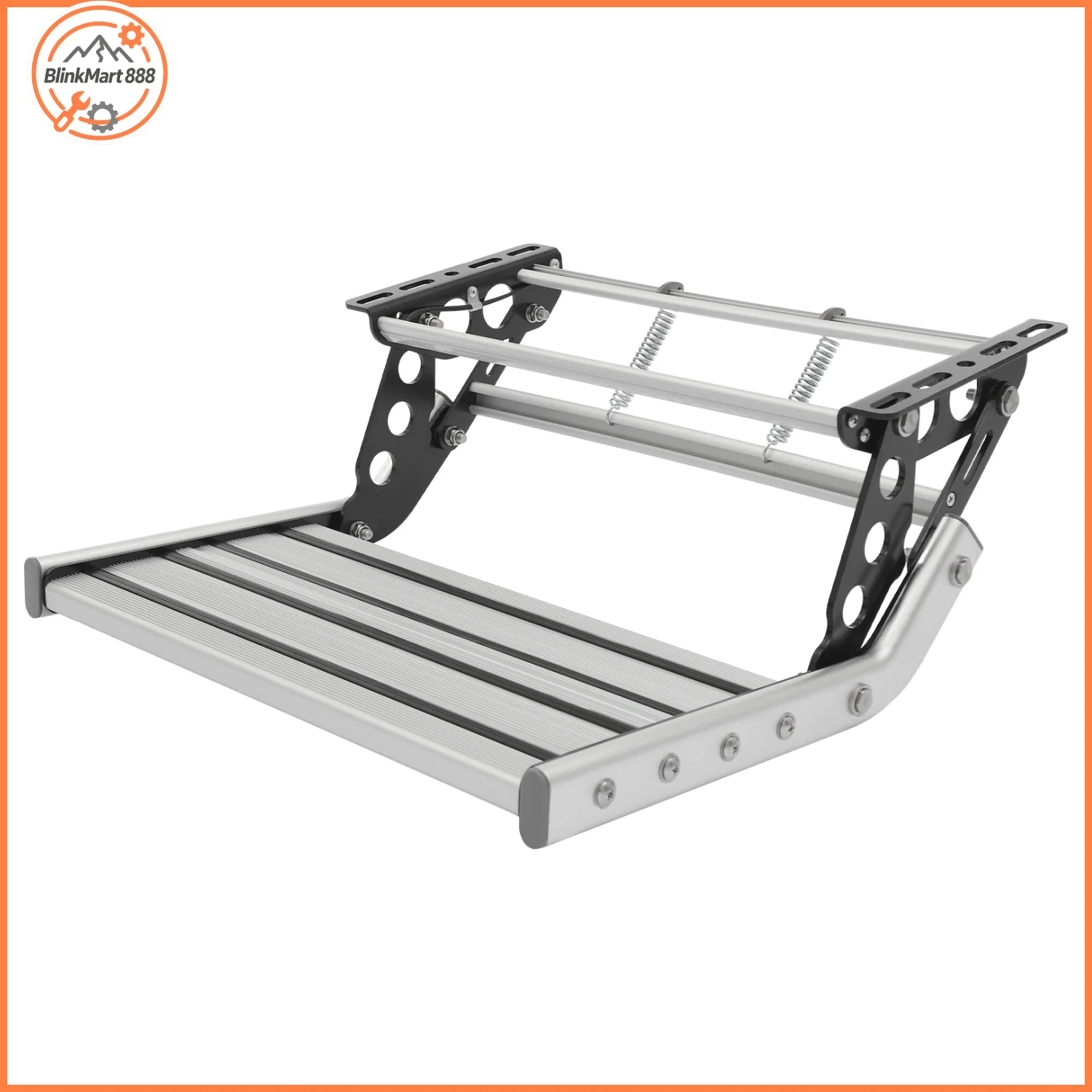 

Motorhome Step| Single Step RV Step Stair W/ Light| Aluminum Alloy Folding RV Step