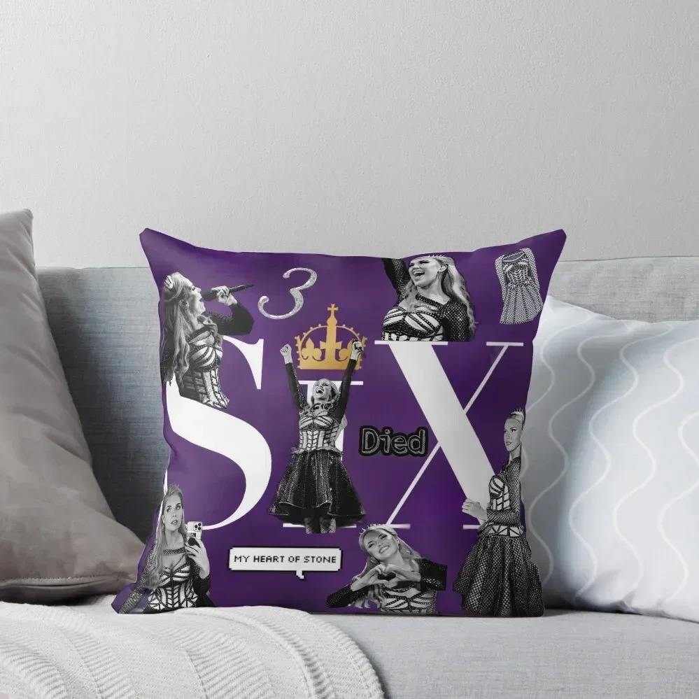 

erin caldwell as jane seymour Throw Pillow Christmas s Covers Ornamental Pillow Embroidered Cushion Cover pillow