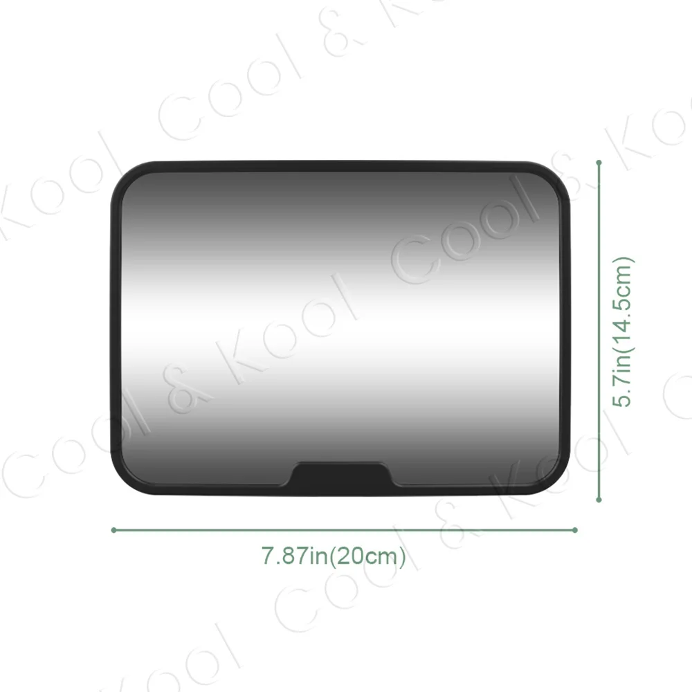 360° Rotatable Baby Car Mirror, Wide-Angle Shatterproof Design for Safe Rear-Facing Infant Monitoring