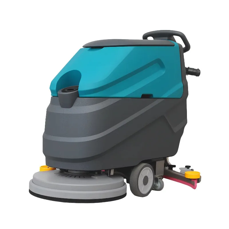 Industrial Walk Behind Concrete Brushless Motor Floor Cleaning Scrubber Commerical Power Washer Surface Cleaner for Laboratory